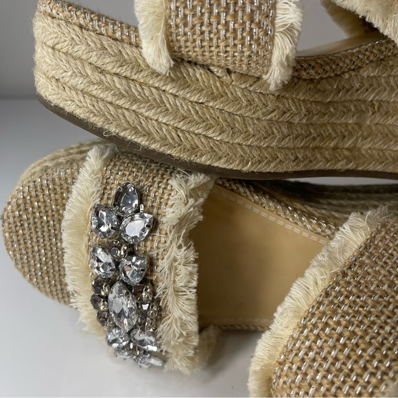 CROWN VINTAGE QALECIEN ESPADRILLE WEDGE SANDAL - Picture 8 of 16